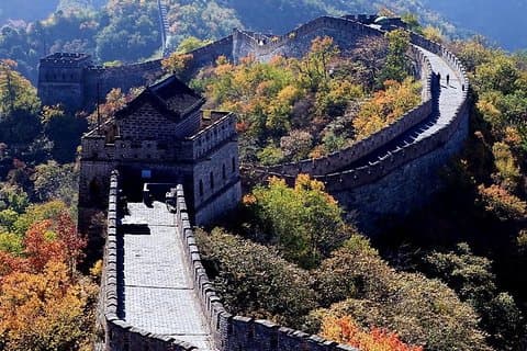 Qingdao Private Day Trip to Mutianyu Great Wall with Cable Car or Toboggan Ride