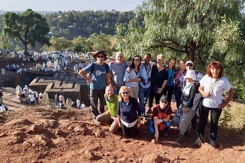 Visiting Lalibela churches