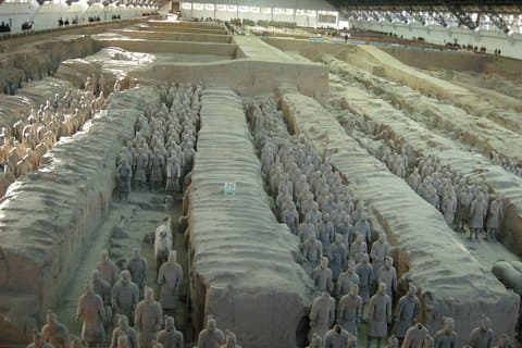 1-Day Xi'an Terracotta Warriors,Wild Goose Pagoda and Banpo Village Museum Tour