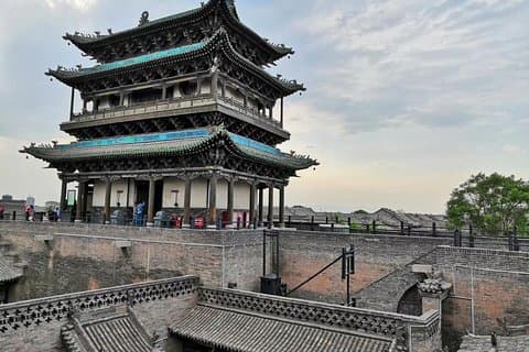 1-Day Pingyao tour from Datong and ends of Beijing or Xi'an by Bullet Train