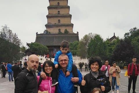 Economic Xi'an City 4-5h Walking Tour-Giant Wild Goose Pagoda&The Bell Tower