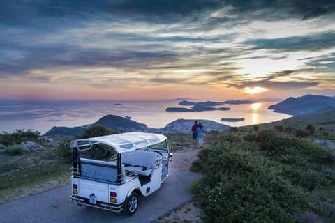 Dubrovnik E-Tuk Tuk Sunset Tour to Mount Srd