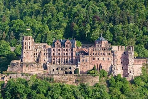from Frankfurt: Heidelberg, Mercedes Museum / Schwetzinger Schloß
