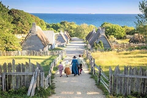 Plimoth Patuxet Admission with Mayflower II & Plimoth Grist Mill