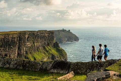 Cliffs of Moher walk with local farmer. Clare. Guided. 3.5 hours.