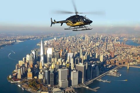 New York City Helicopter Tour at Night from New Jersey
