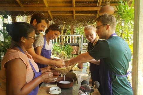 Sea waves sri lankan cooking class