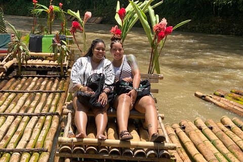 Rafting on the Martha Brae