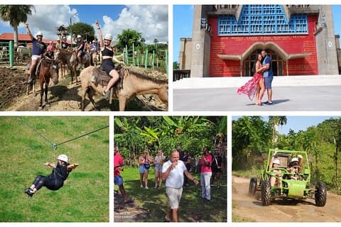 5 activities in 1 Day, Buggies,Horseback Riding,Zipline.City Tour