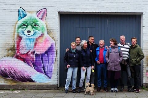 1,5 hour private guided Mural Street Art tour in Arnhem