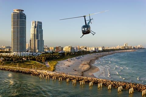 Miami Private Helicopter Tour: South Beach, Downtown & Islands