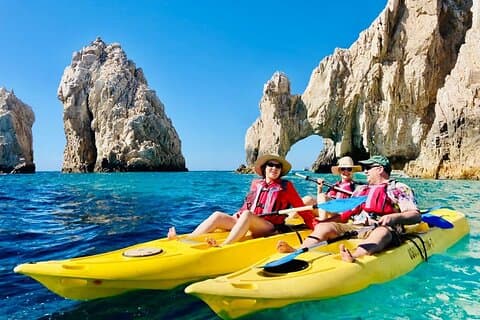 Cabo Kayak & Snorkel Adventure to the Arch with Glass Bottom