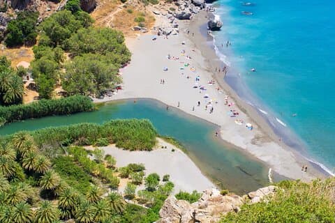 Heraklion: Preveli By Boat, Rethymno & Damnoni Secret Beaches