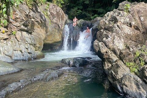 Private Meet your Guide El Yunque and Waterslides Adventure