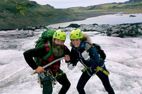 Glacier Hike, South Coast Waterfalls & Black Sand Beach