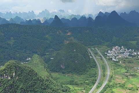 1-Day Yangshuo Yulong Bamboo Boat and Ruyi Peak Cable Car from Xingping Hotel