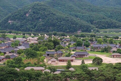Andong Hahoe Village & Face mask show from Busan