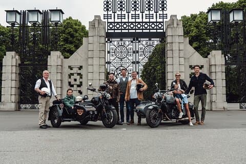 2hr Retro Motorcycle Sidecar Oslo Highlights Tour