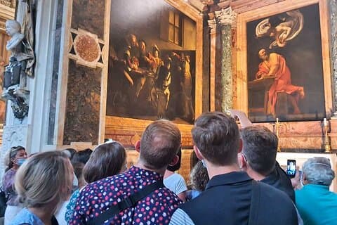 Caravaggio Art Works and Life Locations Walking Tour with PhD Guide