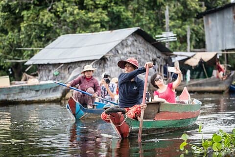 Kompong Phluk Floating Village Half-Day Tour ( Morning / Sunset )
