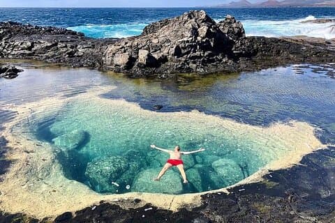 South Route Natural pools, Las Salinas and La Geria