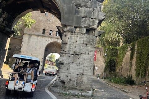 Rome Catacomb & Appian Way Small-Group Tour by Golf Cart