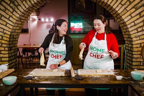 2-in-1 Pasta and Tiramisu Cooking Masterclass in Rome
