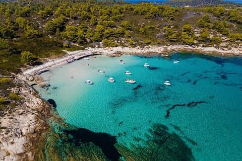 Halkidiki: Private Cruise to Diaporos Island & Vourvourou