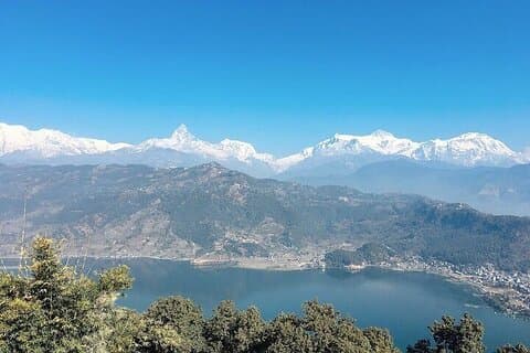 From Pokhara : Hiking to Peace Pagoda via Fewa Lake & Jungle