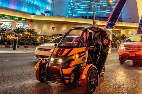 Private 1-Hour Downtown Las Vegas Highlights by Talking GoCar