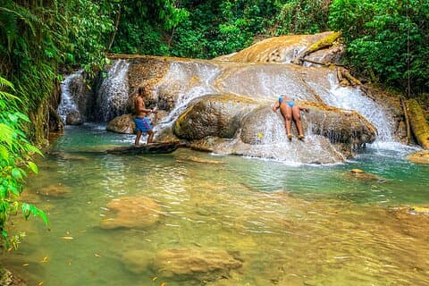 Explore 2 Hidden Water Falls and Caves with Limestone Massage