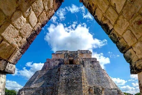 Merida : Guided tour of Uxmal, Kabah and Cenote with Lunch