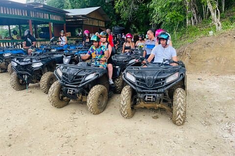 ATV Tour, Limestone Bamboo Rafting