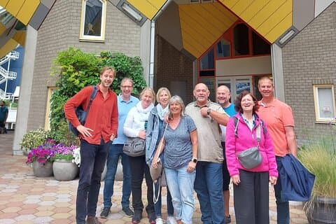Private Tour of Delft & Rotterdam with Cube House and Transfer