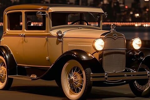 Private New York City Lights Tour in Vintage Car
