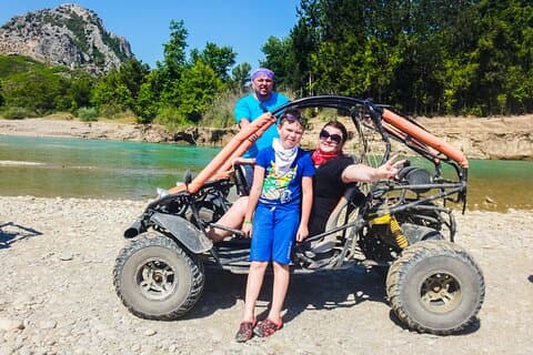 Super Combo 4in1 Rafting, Jeep, Buggy & Zipline f/Alanya