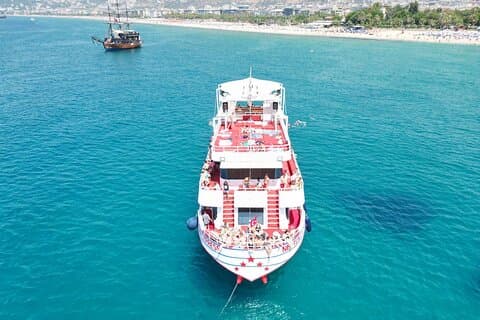 Marmaris Boat Trip w/Unlimited Soft Drinks & Lunch (A/C Boat)
