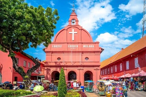 Malacca UNESCO "World Heritage Site" Day Trip with Lunch from KL