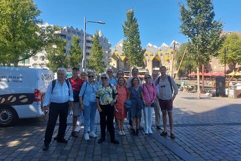 Rotterdam: Private Walking Tour with Cube House Entry
