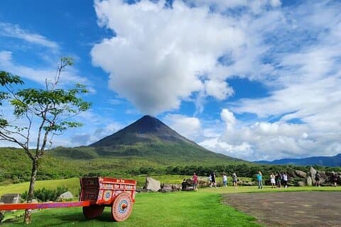 Arenal Volcano and Thermal Hot Springs from San Jose