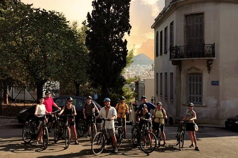 Athens Sunset Bike Tour With Regular or Electric Bike