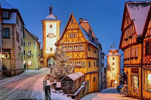 from Frankfurt: historic treasure Rothenburg, private 1 day Tour