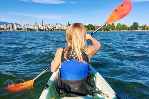 Granville Island Vancouver Kayak Tour with Coffee & Snacks (3hrs)