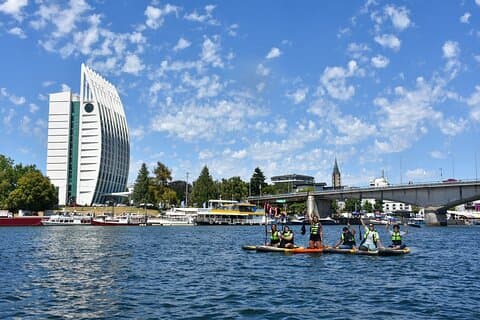 SUP and Kayak crossings by Valdivia