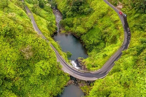 Famous Road to Hana Waterfalls, Black Sand Beach Tour with Lunch