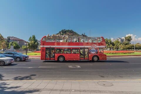 Cable Car, Funicular and Sightseeing Bus in Santiago two days