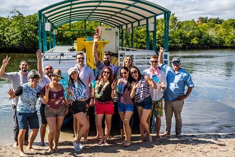 Clearwater Island Hop & Dolphin Watch with Sandbar Swim + BYOB