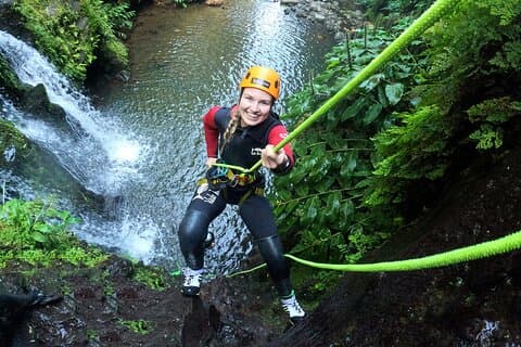 Canyoning Experience in Ribeira dos Caldeirões Sao Miguel -Azores