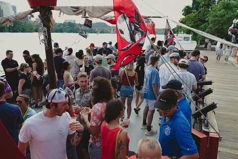 Washington DC Pirate Ship Open Bar Party Cruise on Potomac River