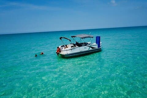 4 Hour Clearwater Beach Private Pontoon Boat Tour